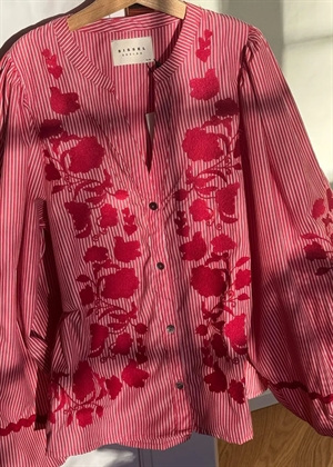 Juliane bluse Red Stripes Sissel Edelbo 